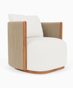Outdoor Spruce Swivel Lounge Chair